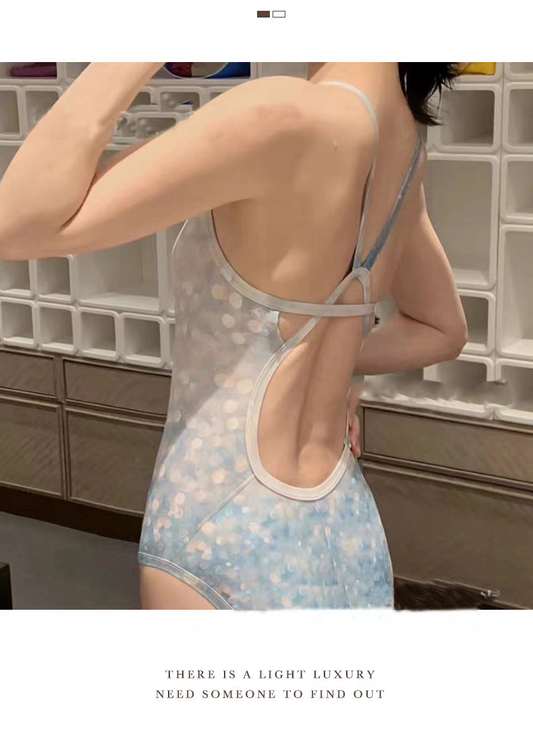 Ocean Glow Pastel One-Piece Swimsuit