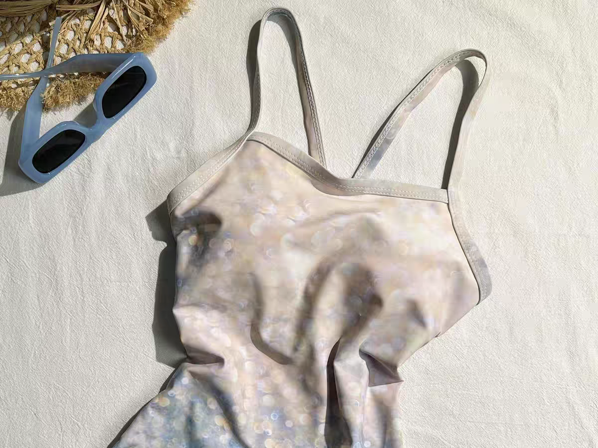 Ocean Glow Pastel One-Piece Swimsuit